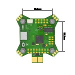 Hot Sales IFlight F745+E55 4-IN-1 55A ESC STM32F745 Flight Stack for Racing Long Range Flying With 2-6S Metal Material